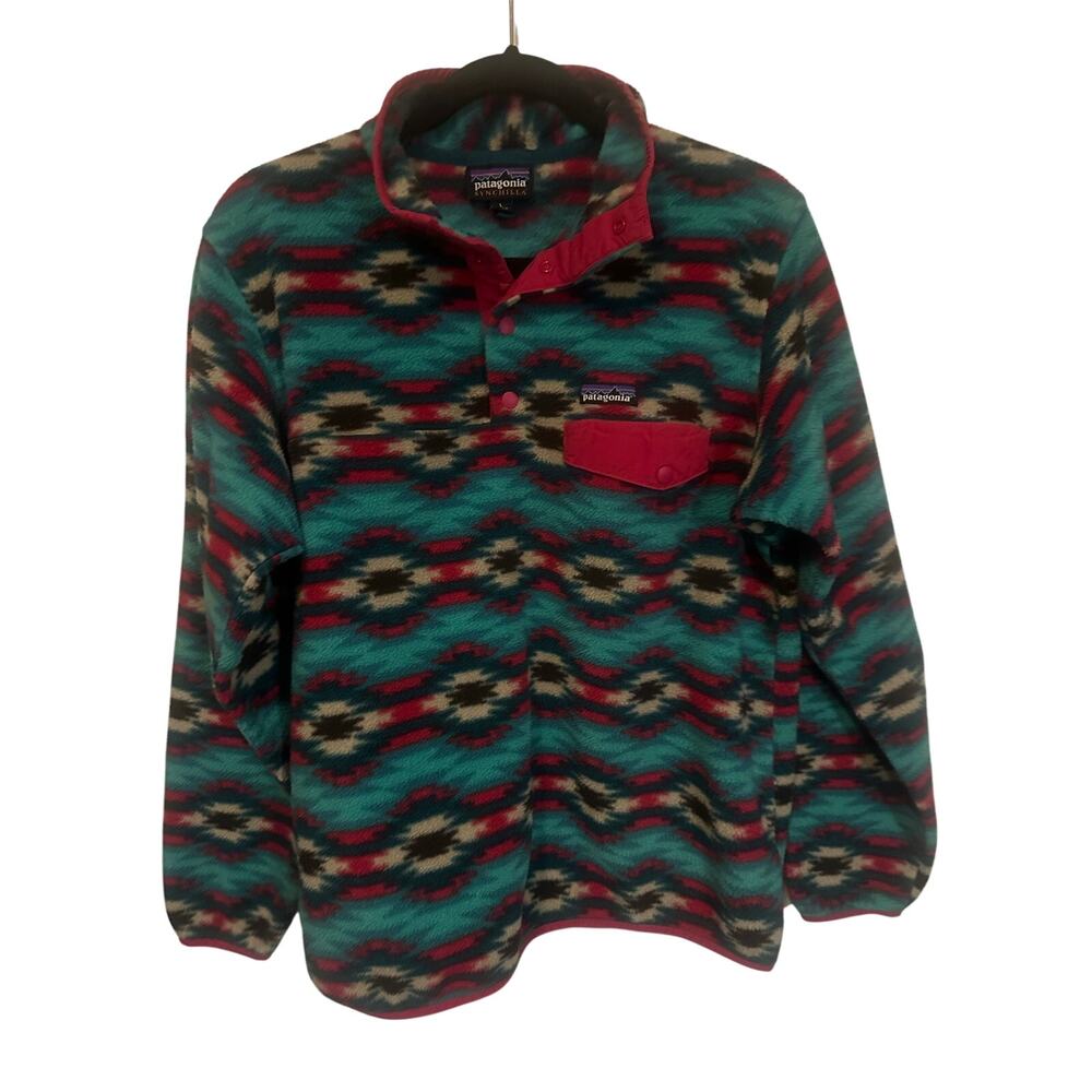Patagonia Women’s Large Lightweight Synchilla Snap-T Wild Desert